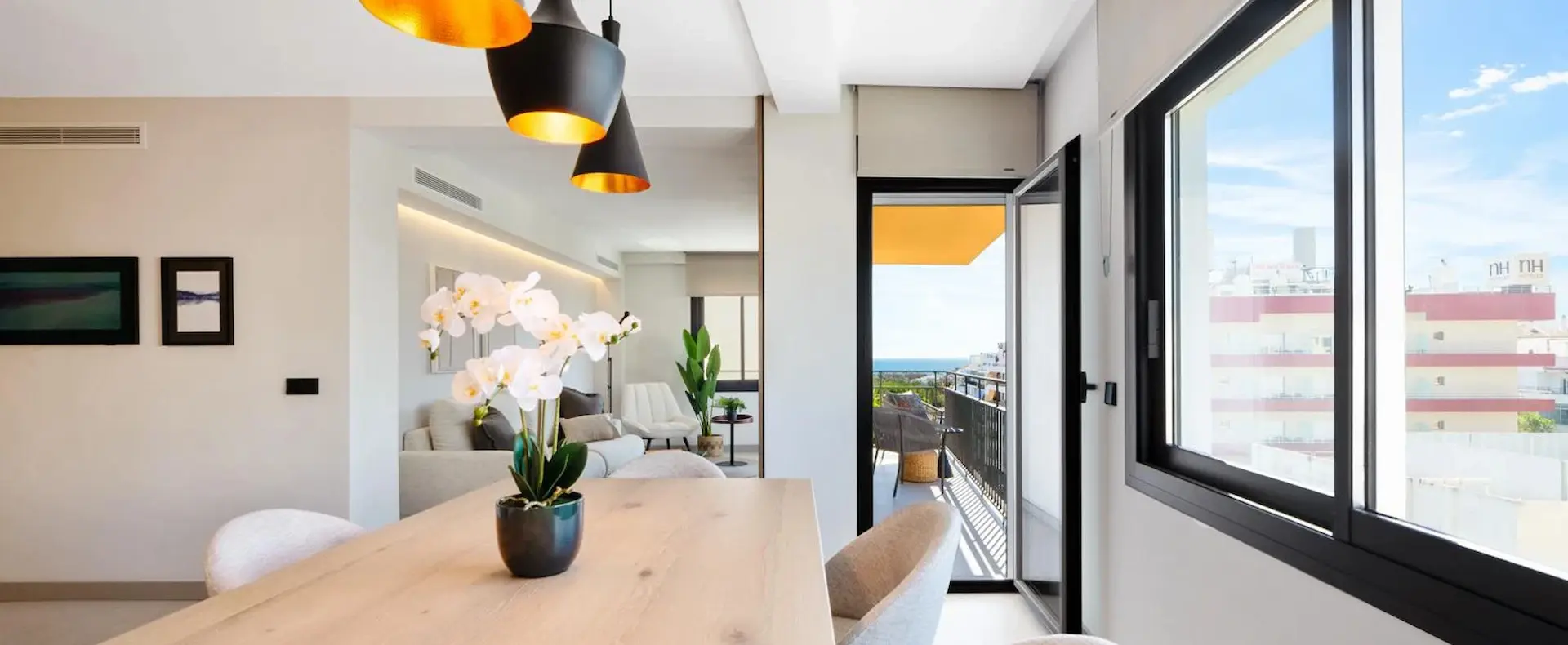 Renoviertes Penthouse mit Meerblick